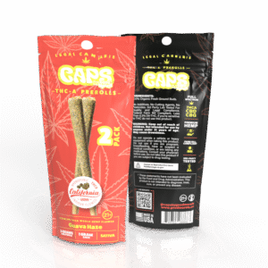 Caps Guava Haze Sativa Pre-Rolls – 2 Packs