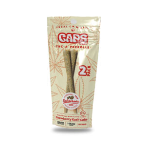Caps Strawberry Kush Cake Hybrid Pre-Rolls