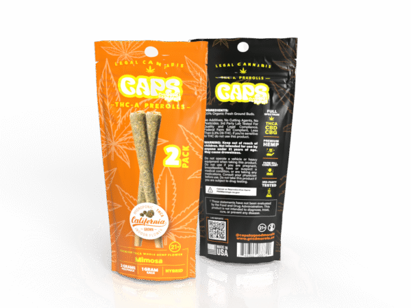 Caps Mimosa Hybrid Pre-Rolls - 2 Packs