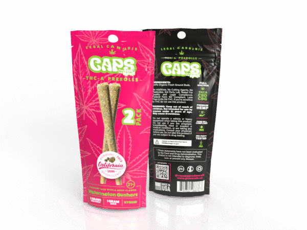 Caps Watermelon Gushers Pre-Rolls